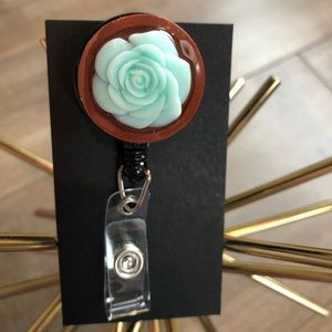 Retractable Nametag Badge Holder Lanyard Handmade